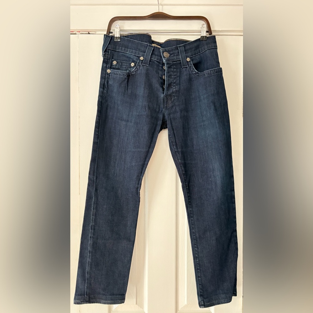 True‎ Religion Size 33 Dark Blue Rocco Relaxed Slim Jeans Like New